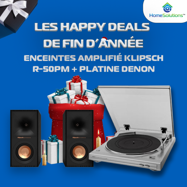 Pack Hi-Fi :  Klipsch R-50PM + Platine Denon DP-29F